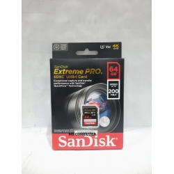 SDCARD  Sandisk  64GB  EXTREEM PRO 4K 